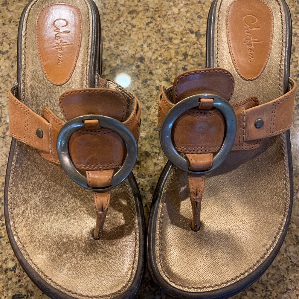 Cole Haan Nike Air Wedge Sandals size 6